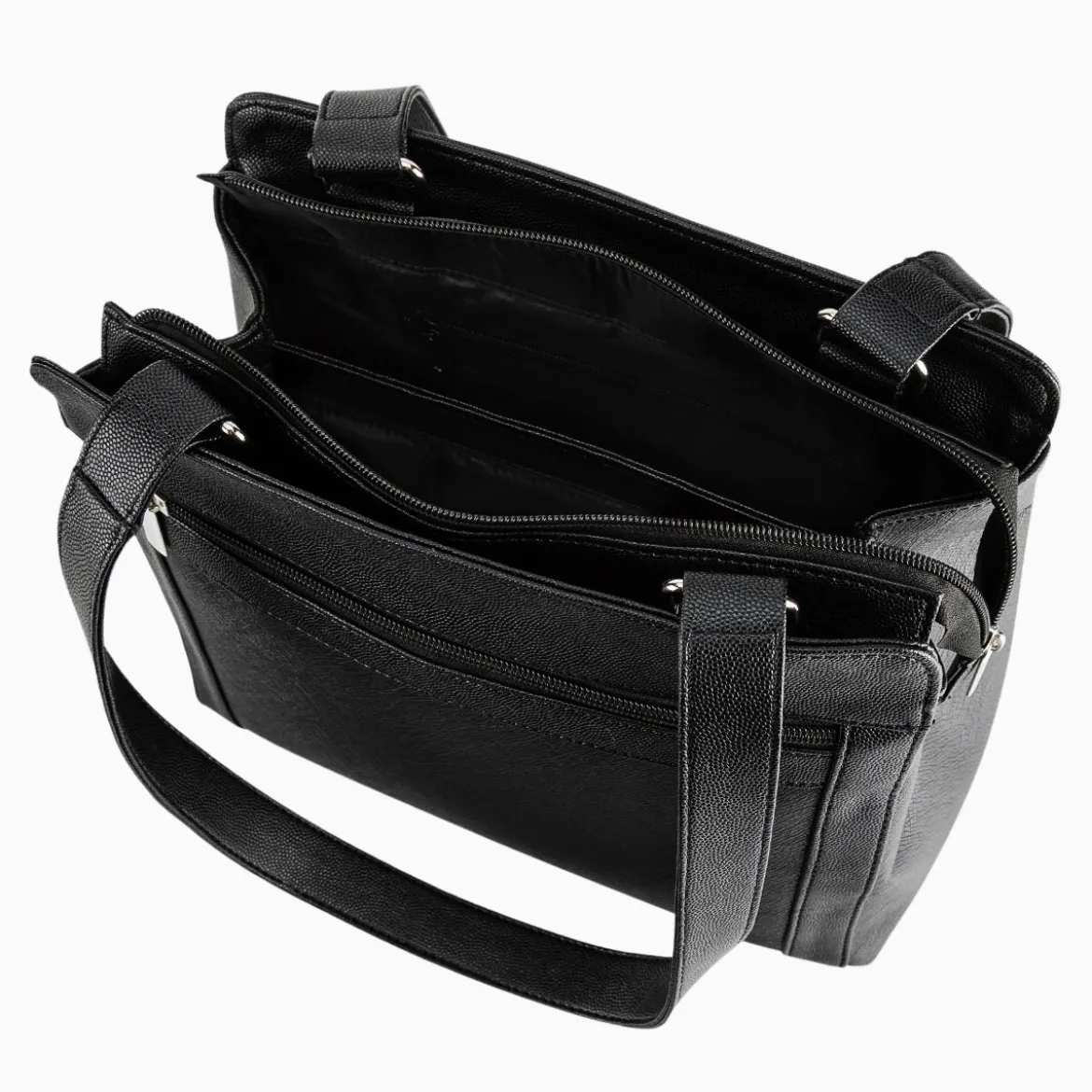 Bolsa Elegante Tipo Tote Con Cierre Para Mujer Roger 06648-06649