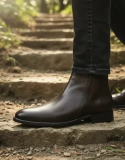 Bota Chelsea En Piel Para Hombre Gino Cherruti 08323