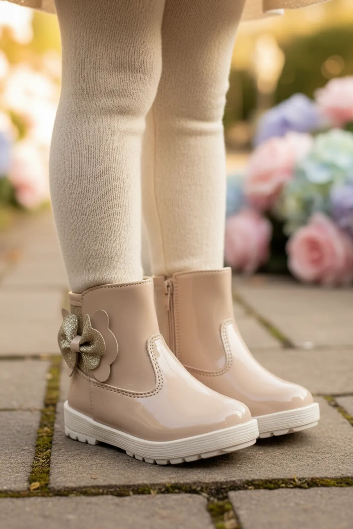 Bota Happy Shoes Para Niña Moda Moño 08353-08355