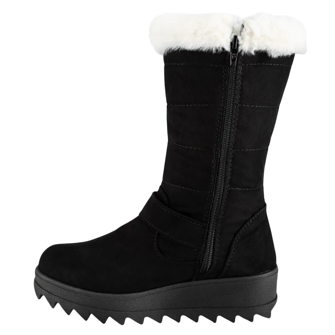 Botas Invernales Hebillas Para Mujer Itzel 08374-08375
