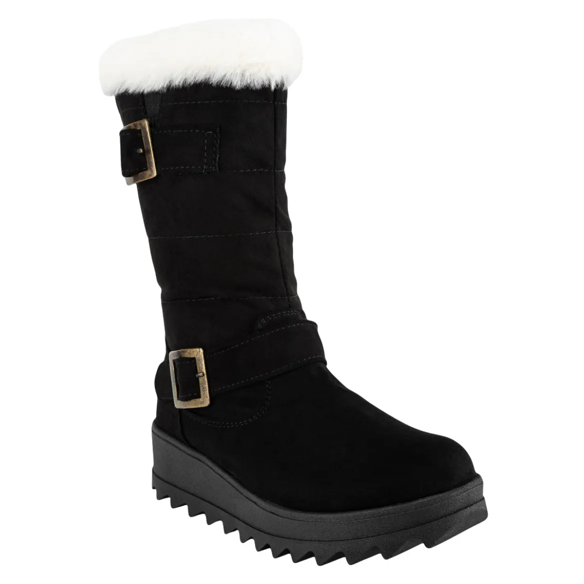 Botas Invernales Hebillas Para Mujer Itzel 08374-08375