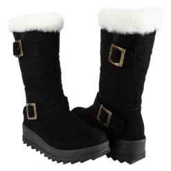 Botas Invernales Hebillas Para Mujer Itzel 08374-08375