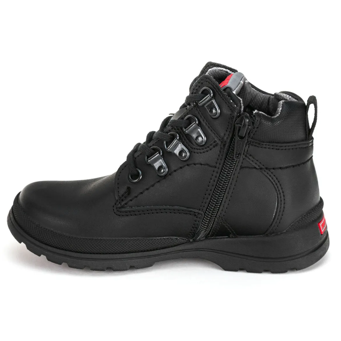 Botín Casual Piel Negro Niño Rokino 00467