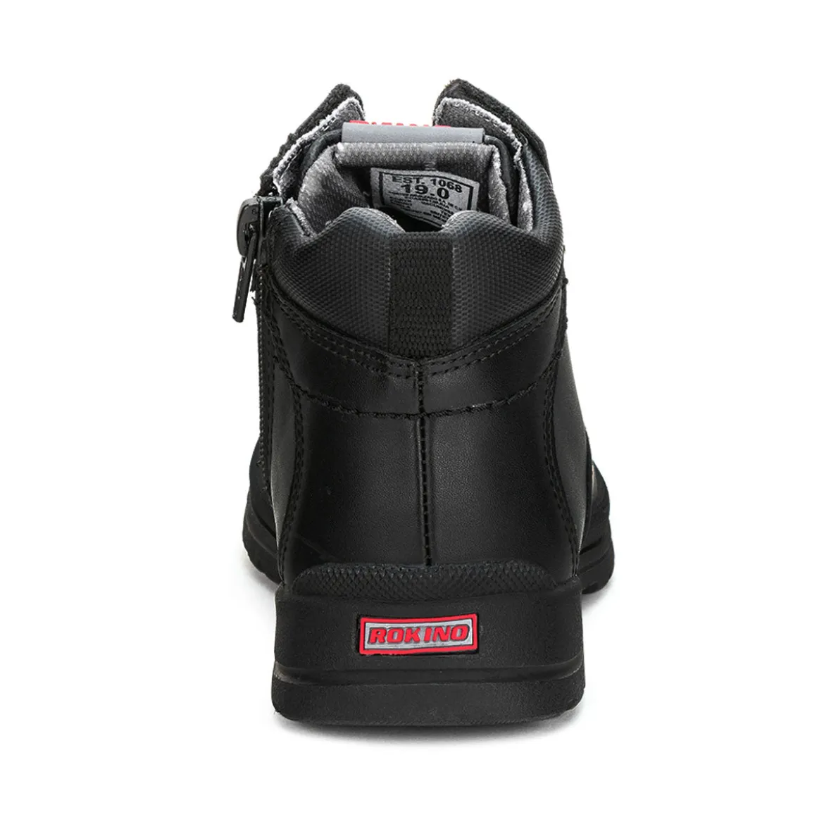 Botín Casual Piel Negro Niño Rokino 00467