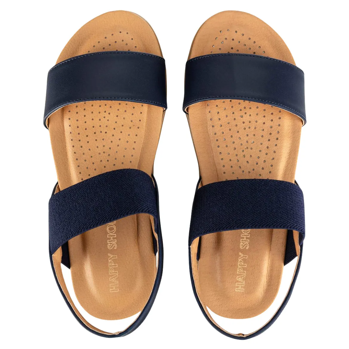 Sandalia Happy Shoes Para Mujer Casual Confort 08418