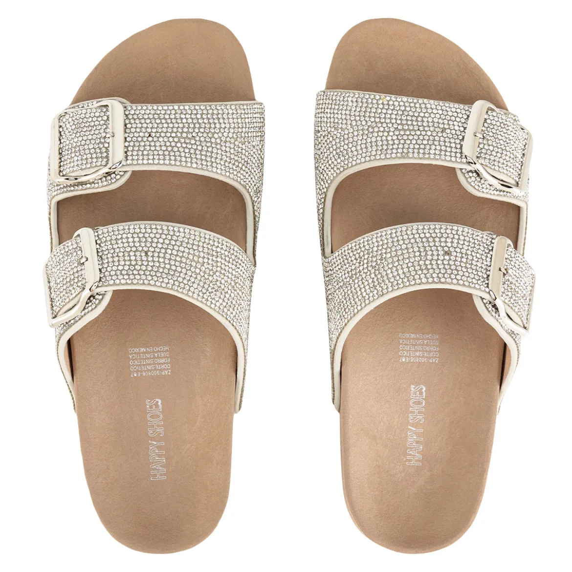 Sandalia Happy Shoes Para Mujer Glitter Glam 08421