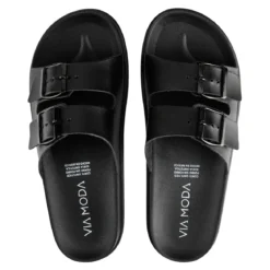 Sandalia Slide Hebilla Para Hombre Viamoda 08480