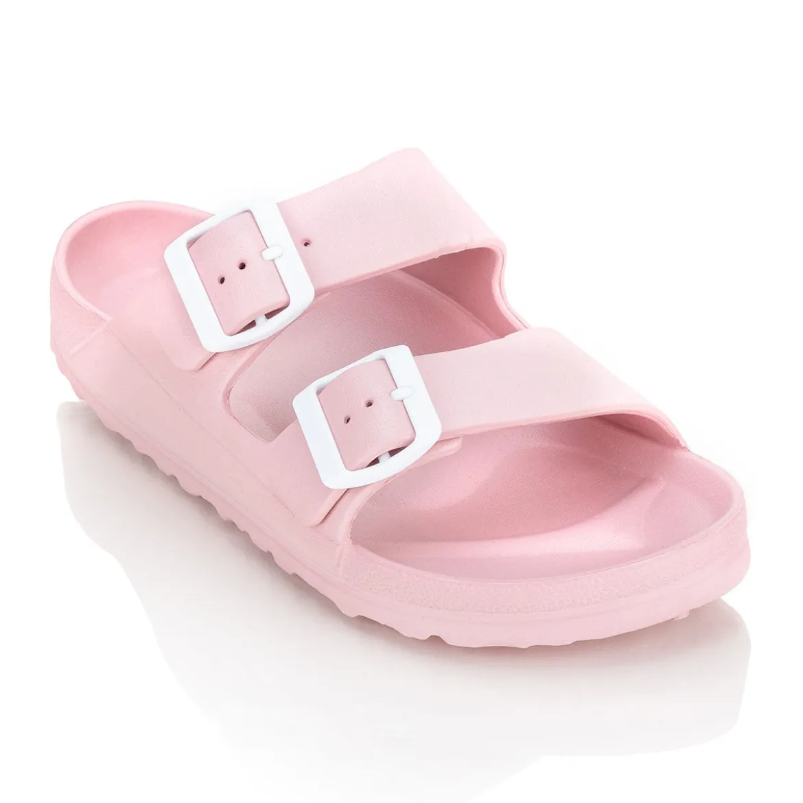 Sandalia Sport Hebilla Para Mujer Elega Negro/Rosa 00792-01777
