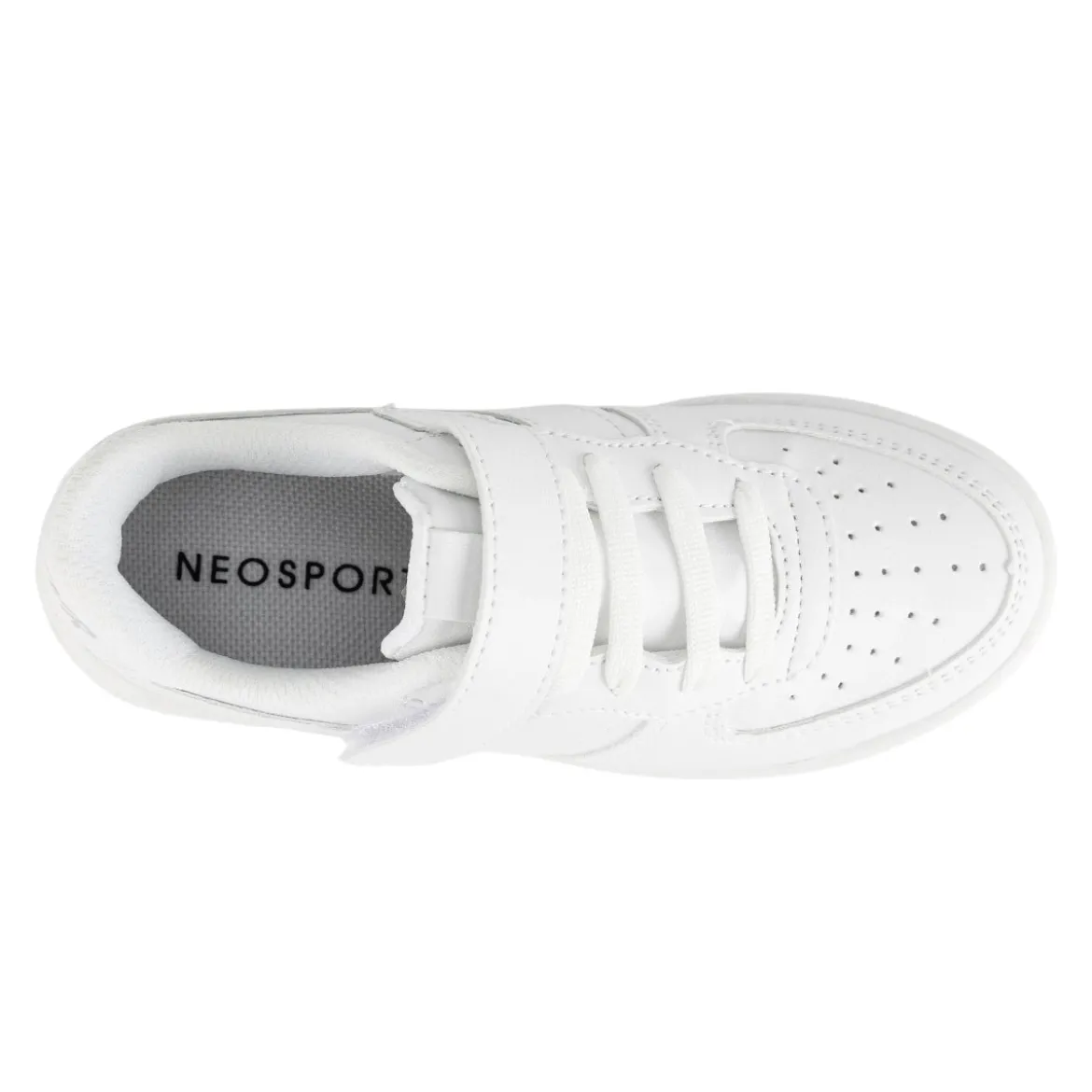 Tenis Blanco Escolar Para Niño Casual Neosport 05796