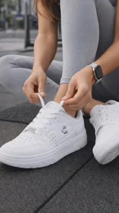 Tenis Blancos Charly Para Mujer Titan City Moda 08778