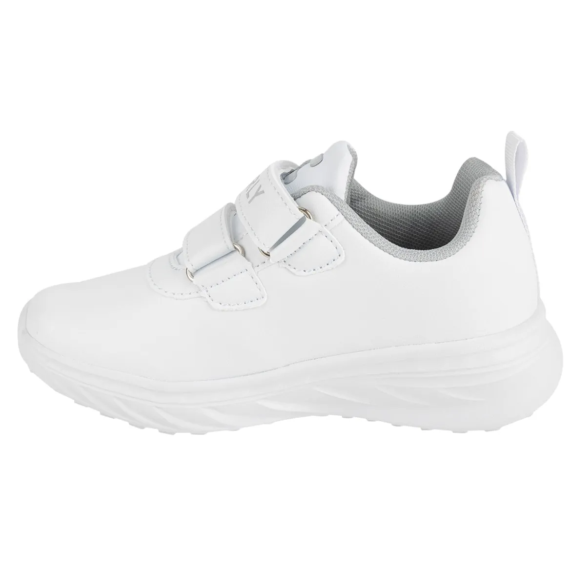 Tenis Blancos Charly Para Niño Sport Lark Velcro 05737