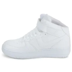 Tenis Blancos Escolar Bota Casuales Niño Stampa 05335