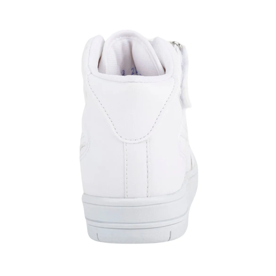 Tenis Blancos Escolar Bota Casuales Para Niño Joven Panam 06087