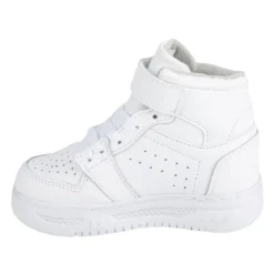 Tenis Blancos Escolar Para Niños Bota Casual Velcro Blasito 05533