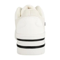 Tenis Blancos Moda Plataforma Para Mujer Gosh 06172