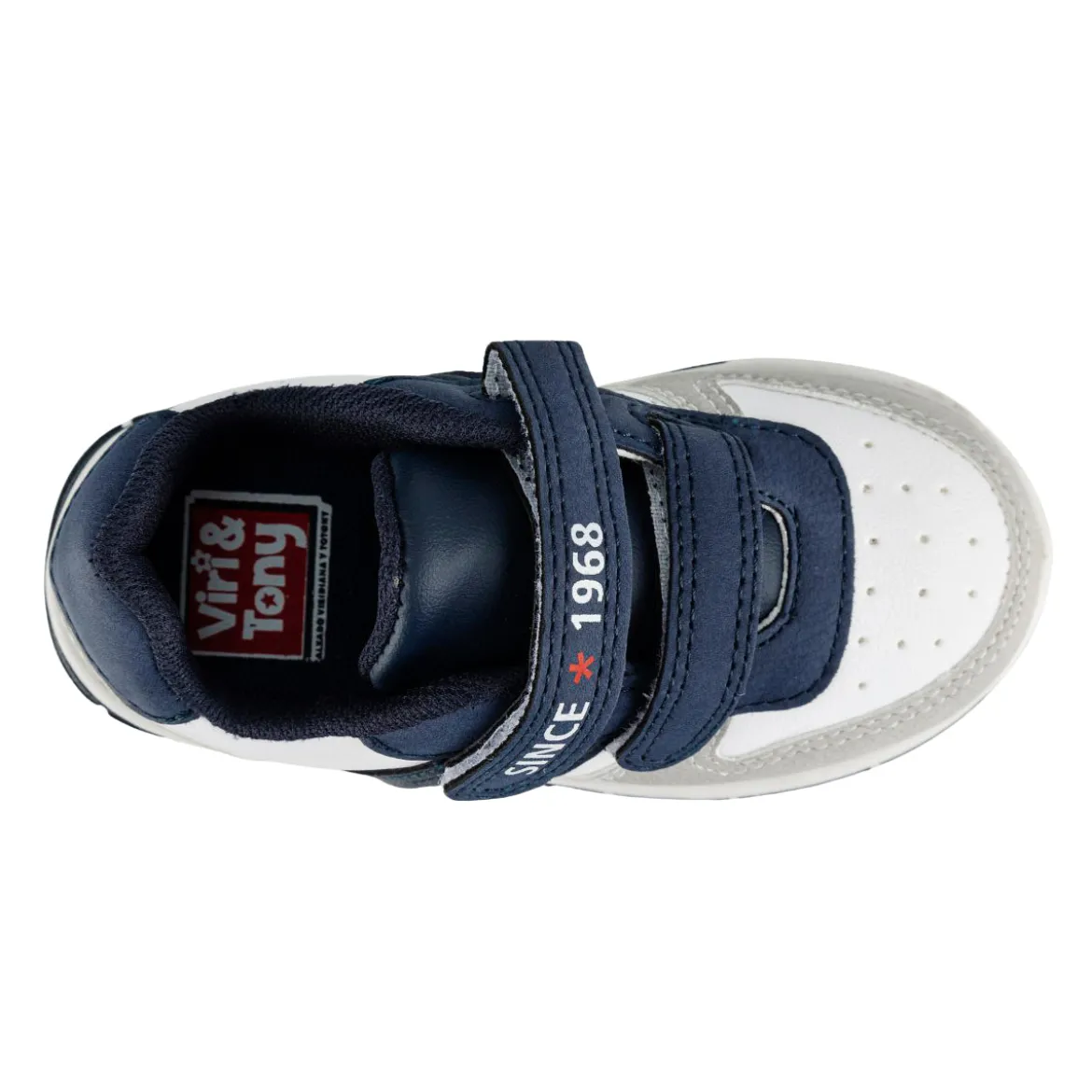 Tenis Casual Niño Gris-Marino Viritony 05836