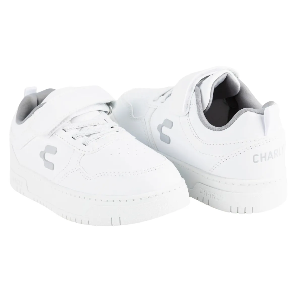 Tenis Escolar Blancos Charly Para Niño Grand 08282-83