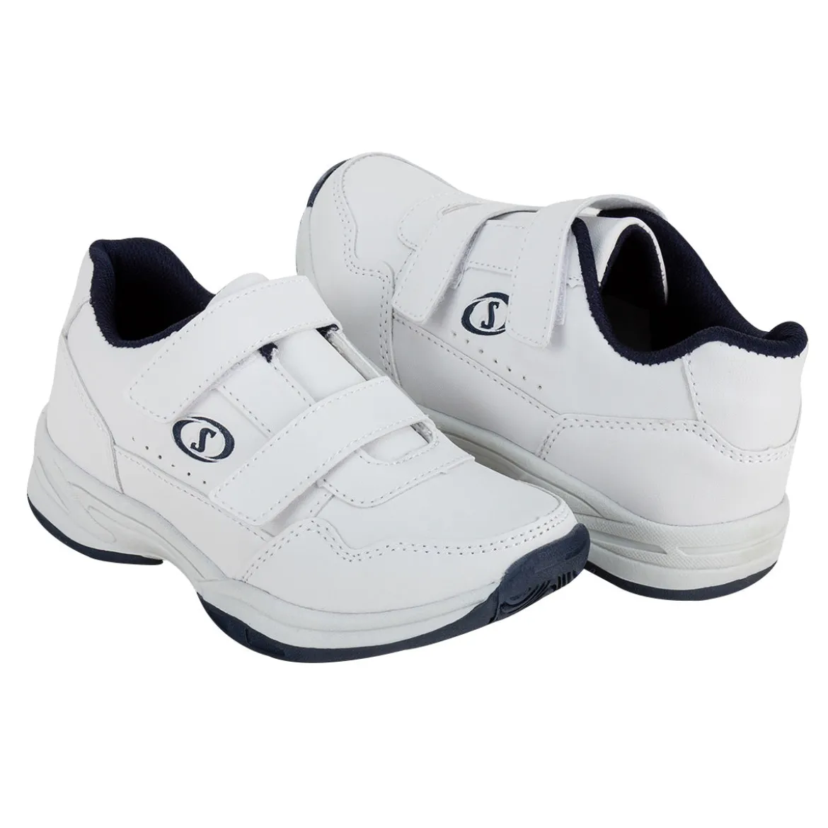 Tenis Escolar Spalding Para Niño Sport Velcro 04366