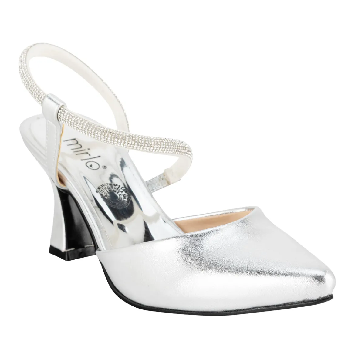 Zapatilla Fiesta Graduación Tira Brillos Para Mujer Mirlo 08988