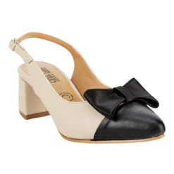 Zapatilla Happy Shoes Para Mujer Slingback Moño 08939-40