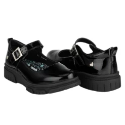 Zapato Charol Escolar Corazón Niña Blasito 05415