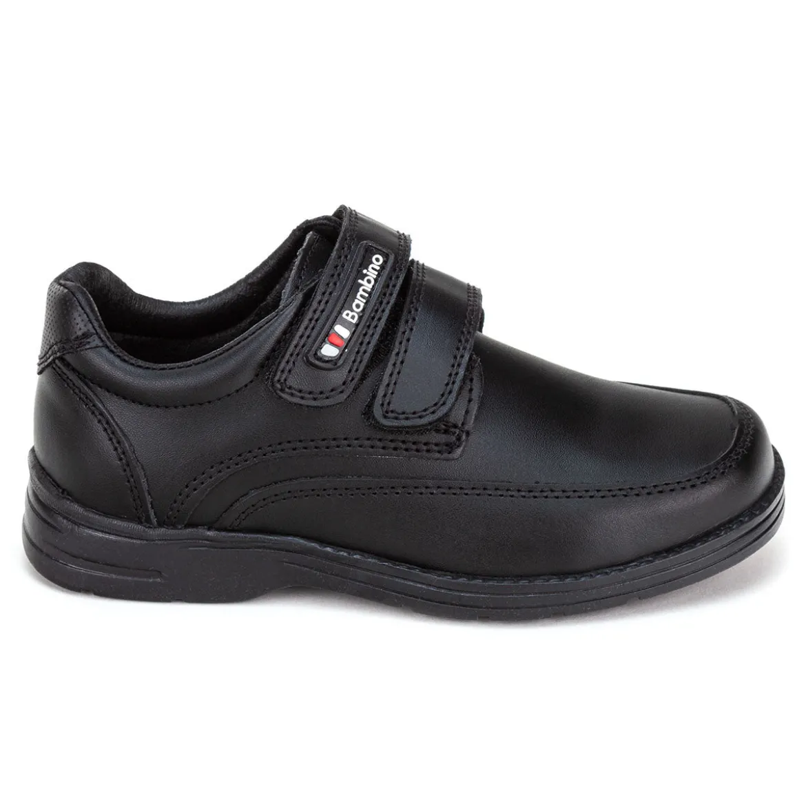 Zapato Escolar Bambino Para Niño Velcro 02910