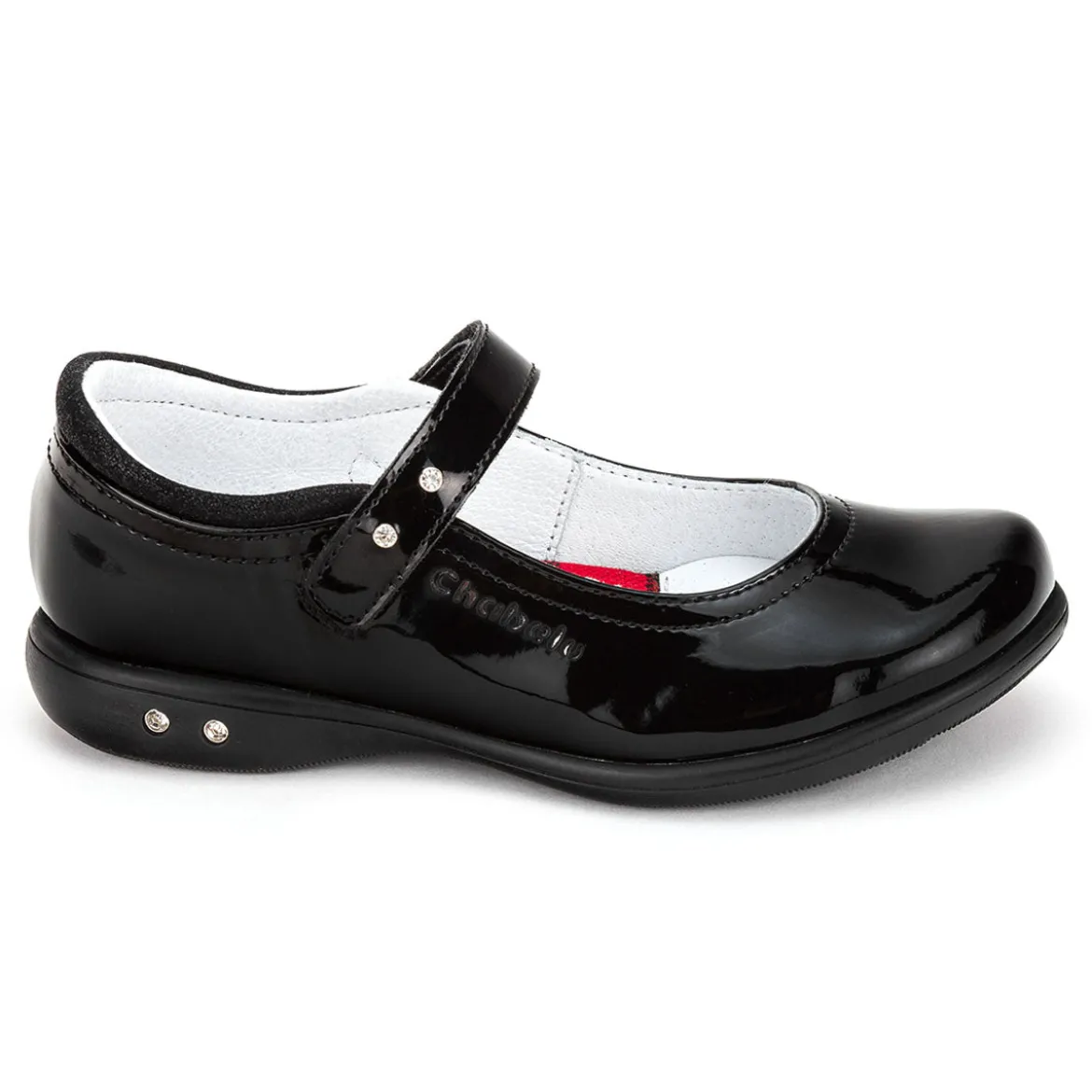 Zapato Escolar Chabelo Para Niña Casual Charol 02979