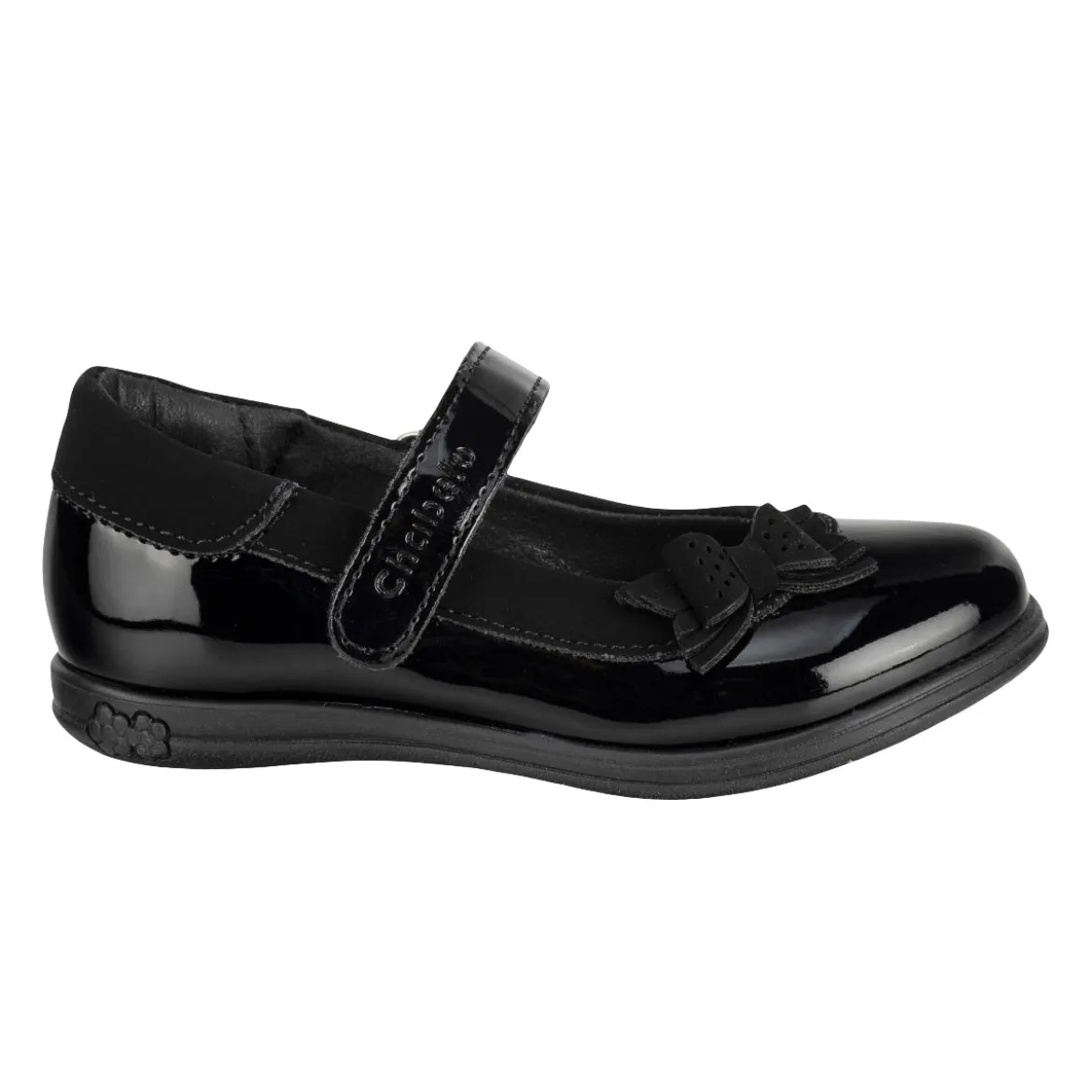 Zapato Escolar Chabelo Para Niña Charol Moda 05458
