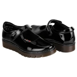 Zapato Escolar Coqueta Para Niña Plataforma 04364