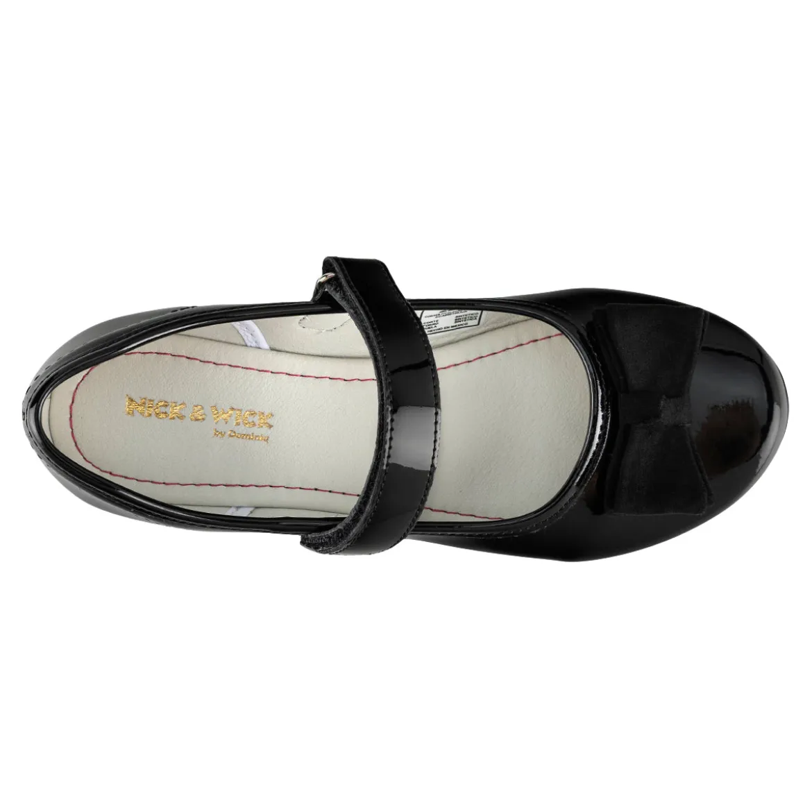 Zapato Escolar Moño Para Junior Niña Nick & Wick 08971