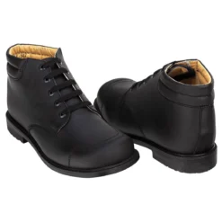Zapato Ortopédico Negro Escolar Niño Ortoalisa 00239