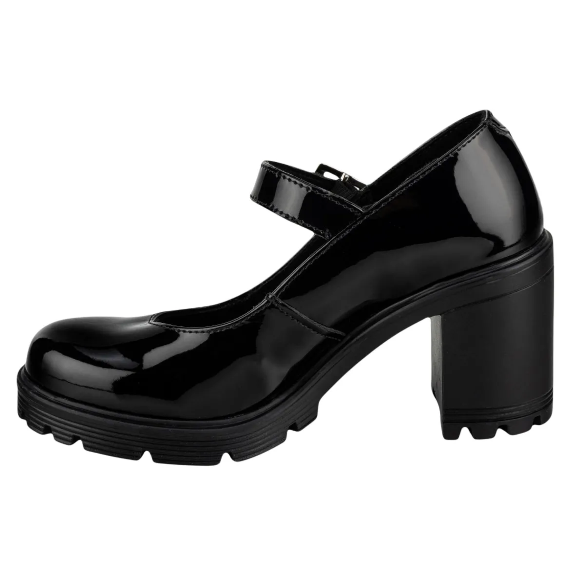 Zapato Tacón Hebilla Para Mujer Green Love 06760