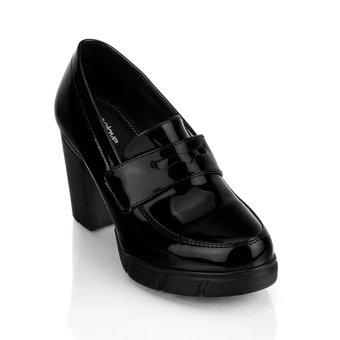 Zapato Vestir Charol Para Mujer Green Love 03711